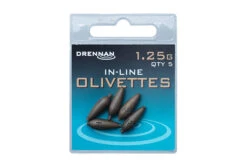 Drennan IN-LINE OLIVETTES -Visserij Benodigdheden Korting 1 25g inline olivettes packed