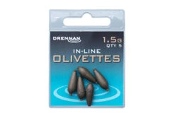 Drennan IN-LINE OLIVETTES -Visserij Benodigdheden Korting 1 5g inline olivettes packed