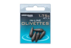 Drennan IN-LINE OLIVETTES -Visserij Benodigdheden Korting 1 75g inline olivettes packed