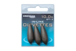 Drennan IN-LINE OLIVETTES -Visserij Benodigdheden Korting 10 0g inline olivettes packed