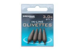 Drennan IN-LINE OLIVETTES -Visserij Benodigdheden Korting 3 0g inline olivettes packed