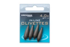 Drennan IN-LINE OLIVETTES -Visserij Benodigdheden Korting 4 0g inline olivettes packed