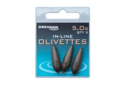 Drennan IN-LINE OLIVETTES -Visserij Benodigdheden Korting 5 0g inline olivettes packed