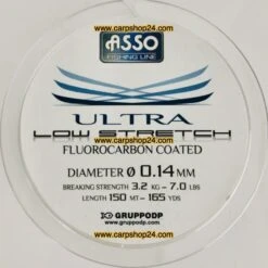 ASSO ULTRA LOW STRETCH 150m - 11 Opties -Visserij Benodigdheden Korting Asso Ultra Low Strength 150m Nylon 014mm min