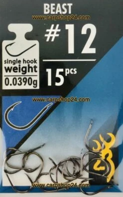 Browning SPHERE BEAST - 6 Opties -Visserij Benodigdheden Korting Browning Sphere Beast Barbed Haak Weerhaak Bled 12 4797012 min