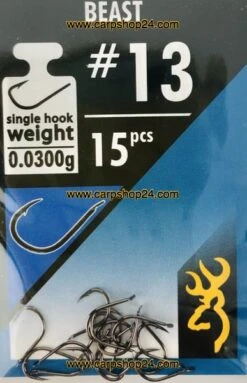 Browning SPHERE BEAST - 6 Opties -Visserij Benodigdheden Korting Browning Sphere Beast Barbed Haak Weerhaak Bled 13 4797013 min