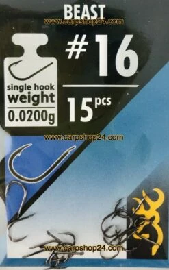 Browning SPHERE BEAST - 6 Opties -Visserij Benodigdheden Korting Browning Sphere Beast Barbed Haak Weerhaak Bled 16 4797016 min