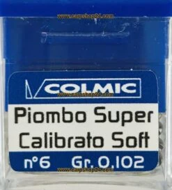 Colmic PIOMBO SUPER CALIBRATO SOFT - 15 Opties -Visserij Benodigdheden Korting Colmic Piombo Super Calibrato Lead Rond Lood Nr POBB106 min