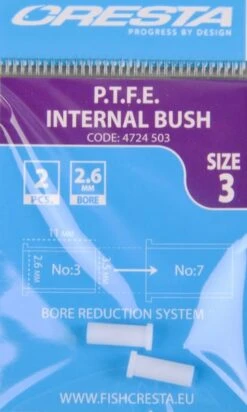 Cresta PTFE INTERNAL BUSH - 8 Opties -Visserij Benodigdheden Korting Cresta PTFE Internal Bush Maat 3 26mm 4724 503 min