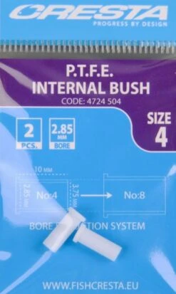 Cresta PTFE INTERNAL BUSH - 8 Opties -Visserij Benodigdheden Korting Cresta PTFE Internal Bush Maat 4 285mm 4724 504 min
