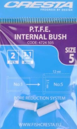 Cresta PTFE INTERNAL BUSH - 8 Opties -Visserij Benodigdheden Korting Cresta PTFE Internal Bush Maat 5 31mm 4724 505 min