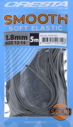 Cresta SMOOTH SOFT ELASTIC - 11 Opties 24 Cresta SMOOTH SOFT ELASTIC - 11 Opties -Visserij Benodigdheden Korting Cresta Smooth Soft Elastic Volle Elastiek Grijs 18mm 4724 352 min