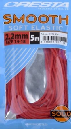 Cresta SMOOTH SOFT ELASTIC - 11 Opties 26 Cresta SMOOTH SOFT ELASTIC - 11 Opties -Visserij Benodigdheden Korting Cresta Smooth Soft Elastic Volle Elastiek Rood 22mm 4724 354 min