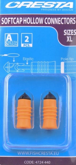 Cresta SOFT CAP HOLLOW CONNECTORS 4 Cresta SOFT CAP HOLLOW CONNECTORS - Afbeelding 2
