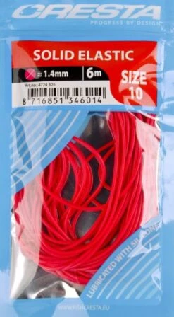 Cresta SOLID ELASTIC 6m - 8 Opties -Visserij Benodigdheden Korting Cresta Solid Elastic Volle Elastiek Roze 14mm 4724 305 min