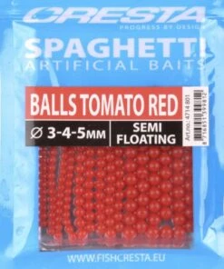 Cresta SPAGHETTI BALLS STANDARD & XL - 4 Kleuren 12 Cresta SPAGHETTI BALLS STANDARD & XL - 4 Kleuren -Visserij Benodigdheden Korting Cresta Spaghetti Balls Tomato Red 4724 801 min 1