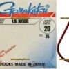 Gamakatsu LS-1010 RED - 5 Opties -Visserij Benodigdheden Korting Gamakatsu LS 1010R Rood Red Haak Weerhaak min