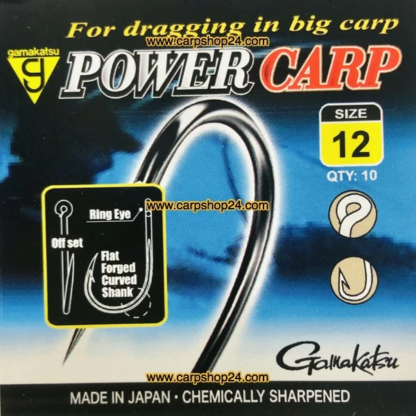 Gamakatsu POWER CARP RING EYE - 5 Opties - Afbeelding 4
