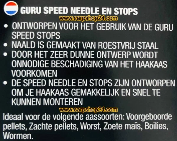 Guru SPEED NEEDLE AND SPEED STOPS 7 Guru SPEED NEEDLE AND SPEED STOPS - Afbeelding 5