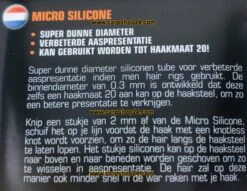 Guru 0.3mm MICRO SILICONE TUBE 1.5m -Visserij Benodigdheden Korting Guru 03mm Micro Silicone Tube 15m GST 1 min