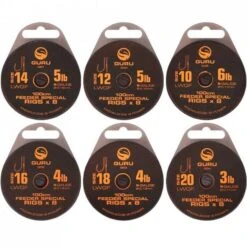 Guru LWGF 100CM FEEDER SPECIAL RIGS - 7 Opties -Visserij Benodigdheden Korting Guru LWGF 100cm Feeder Special Rigs Onderlijnen 1 min