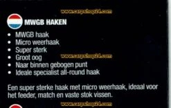 Guru MWGB MICRO BARBED - 6 Opties -Visserij Benodigdheden Korting Guru MWGB Micro Barbed Weerhaak Eyed min