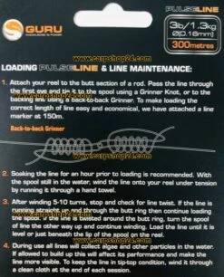 Guru PULSE LINE 300m 24 Guru PULSE LINE 300m -Visserij Benodigdheden Korting Guru Pulse Line Nylon min 1