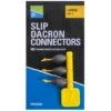 Preston SLIP DACRON CONNECTORS - 2 Opties 2 Preston SLIP DACRON CONNECTORS - 2 Opties -Visserij Benodigdheden Korting Lemmens Slip dacron connectors large min