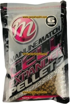 Mainline MATCH EXPANDER PELLETS 4mm & 6mm - 300g 10 Mainline MATCH EXPANDER PELLETS 4mm & 6mm - 300g -Visserij Benodigdheden Korting Mainline Match Expander Pellets CellTM 6mm MM3902 min 1