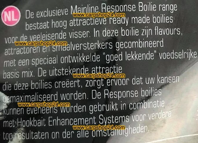 Mainline RESPONSE BOILIES 10mm - 200g 4 Mainline RESPONSE BOILIES 10mm - 200g - Afbeelding 2