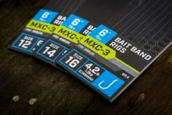 Matrix MXC-3 BAIT BAND RIGS EYED BARBLESS 6" - 15cm - 3 Opties -Visserij Benodigdheden Korting Matrix MXC 3 Bait Band Rigs Eyed Barbless 6 15cm Onderlijnen 1 min