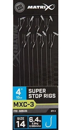 Matrix MXC-3 SUPER STOP RIGS EYED BARBLESS 4" - 10cm - 3 Opties 5 Matrix MXC-3 SUPER STOP RIGS EYED BARBLESS 4" - 10cm - 3 Opties - Afbeelding 3