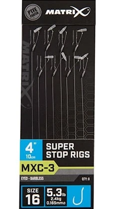 Matrix MXC-3 SUPER STOP RIGS EYED BARBLESS 4" - 10cm - 3 Opties 6 Matrix MXC-3 SUPER STOP RIGS EYED BARBLESS 4" - 10cm - 3 Opties - Afbeelding 4