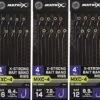 Matrix MXC-4 X-STRONG BAIT BAND RIGS EYED BARBLESS 4" - 10cm - 3 Opties -Visserij Benodigdheden Korting Matrix MXC 4 X Strong Bait Band Rigs Eyed Barbless 4 10cm Onderlijnen min