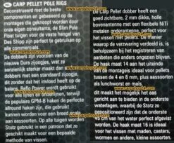 Preston CARP PELLET POLE RIGS 18 Preston CARP PELLET POLE RIGS -Visserij Benodigdheden Korting Preston Carp Pellet Pole Rigs Tuigen 1 min