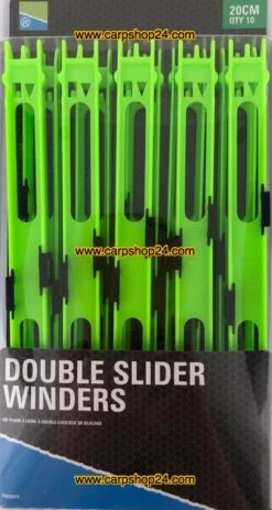 Preston DOUBLE SLIDER WINDERS - 6 Opties -Visserij Benodigdheden Korting Preston Double Slider Winders Tuigen 20cm Groen P0020026 min 2