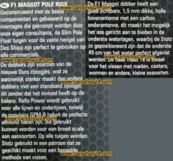 Preston F1 MAGGOT POLE RIGS 18 Preston F1 MAGGOT POLE RIGS -Visserij Benodigdheden Korting Preston F1 Maggot Pole Rigs Tuigen 1 min