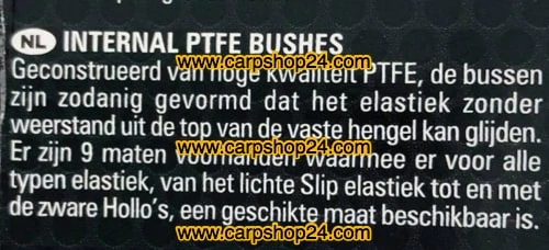 Preston PTFE INTERNAL BUSHES 4 Preston PTFE INTERNAL BUSHES - Afbeelding 2