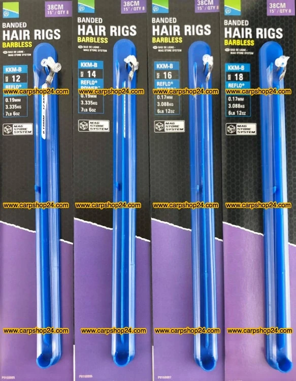 Preston KKM-B BANDED HAIR RIGS BARBLESS 10cm & 38cm 4 Preston KKM-B BANDED HAIR RIGS BARBLESS 10cm & 38cm - Afbeelding 2