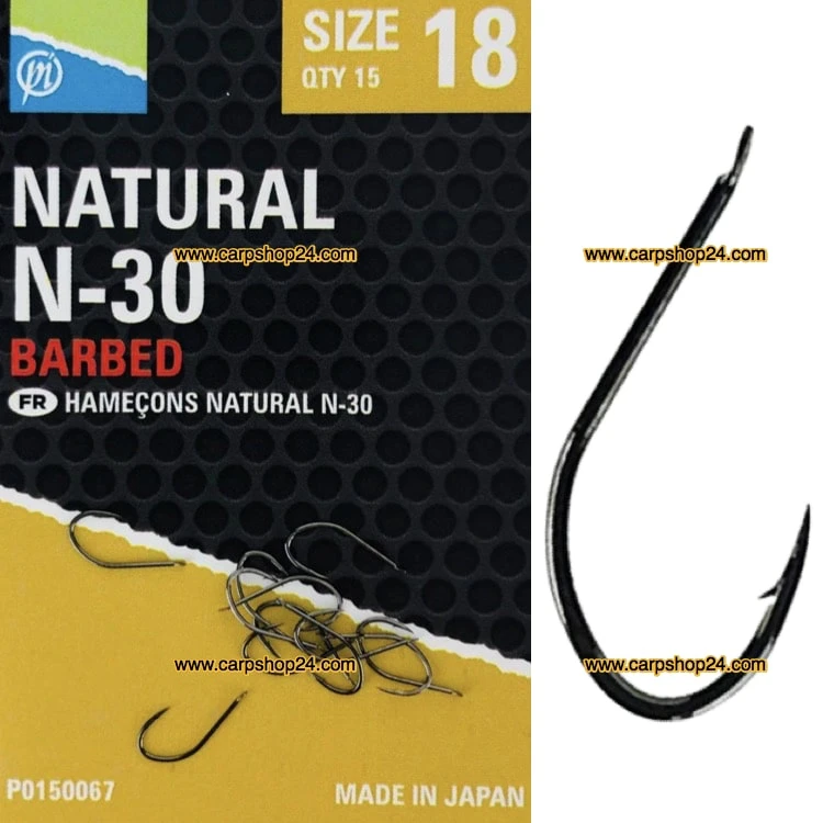 Preston NATURAL N-30 BARBED - 5 Opties 3 Preston NATURAL N-30 BARBED - 5 Opties