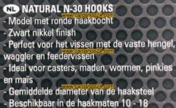 Preston NATURAL N-30 BARBED - 5 Opties 14 Preston NATURAL N-30 BARBED - 5 Opties -Visserij Benodigdheden Korting Preston Natural N 30 Barbed Haaken Weerhaak Bled 2 min