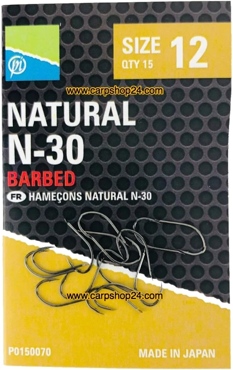 Preston NATURAL N-30 BARBED - 5 Opties 4 Preston NATURAL N-30 BARBED - 5 Opties - Afbeelding 2