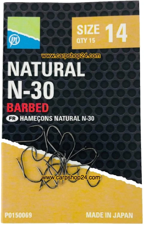 Preston NATURAL N-30 BARBED - 5 Opties 5 Preston NATURAL N-30 BARBED - 5 Opties - Afbeelding 3