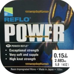 Preston REFLO POWER -Visserij Benodigdheden Korting Preston Reflo Power Nylon Draad 015mm P0270010 min