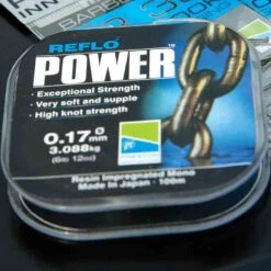 Preston REFLO POWER -Visserij Benodigdheden Korting Preston Reflo Power Nylon Draad 1 min