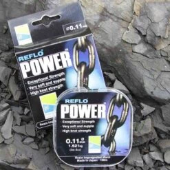 Preston REFLO POWER -Visserij Benodigdheden Korting Preston Reflo Power Nylon Draad 3 min