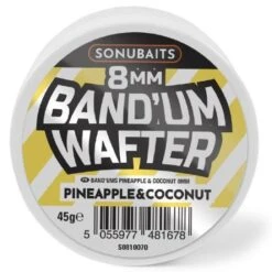 Sonubaits BAND'UM WAFTER 6mm, 8mm, 10mm -Visserij Benodigdheden Korting Sonubaits Band Um Wafter 8mm Pineapple Coconut S0810070 min