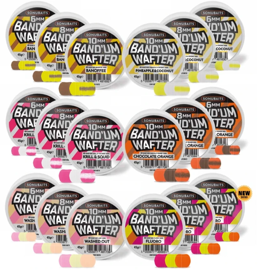 Sonubaits BAND'UM WAFTER 6mm, 8mm, 10mm