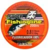 SUPER FISHING LINE FLUOROCARBON 200m -Visserij Benodigdheden Korting Super fishing line fluorocarbon 014mm 08 min min
