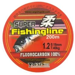 SUPER FISHING LINE FLUOROCARBON 200m -Visserij Benodigdheden Korting Super fishing line fluorocarbon 018mm 12 min min